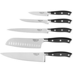 Sabatier Trompette Juego de 5 cuchillos de cocina negro