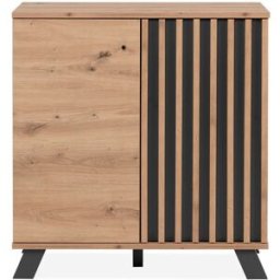 Calicosy Aparador 2 puertas decoración roble artesanal l80 cm