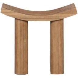 WOOOD Taburete de madera de diseño h45cm - madera clara