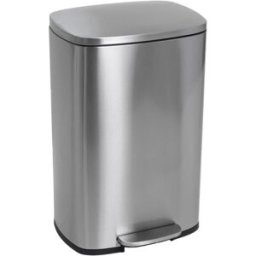 Kitchen Move Cubo de basura de cocina de pedal plata 50l
