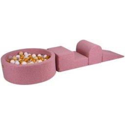 MeowBaby Parque infantil - bloques de escalada con piscina de bolas para niños