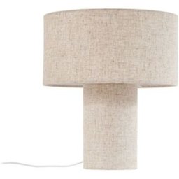 Lindby Lámpara de mesa de textura, tela, tejido, seda blanco