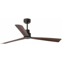 FARO BARCELONA Ventilador sin luz plywood marrón oscuro 128x128x40 cm