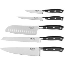 Sabatier Trompette Juego de 5 cuchillos de cocina acero 5cr15mov + abs acero