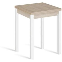 Portus Mesa cocina alta extensible libro 65(130)x65 cm roble pata blanco