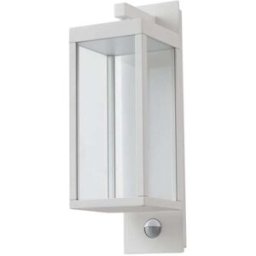 Lucande Lámpara de pared exterior de aluminio blanco