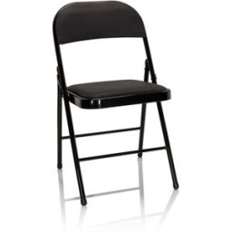 hjh OFFICE Silla de piel sintética negro