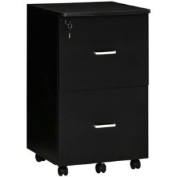 Vinsetto Cajonera de oficina 43x45x72 cm negro