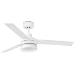 FARO BARCELONA Ventilador con luz mdf blanco 132x132x38.5 cm