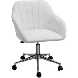Vinsetto Silla de oficina 60x59x89 cm blanco