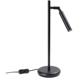Sollux Lighting Lámpara de escritorio negro acero alt. 14 cm