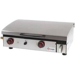 Home Maison Plancha de gas con 2 quemadores