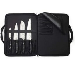 Sabatier Trompette Juego de 4 cuchillos de cocina acero inoxydable negro
