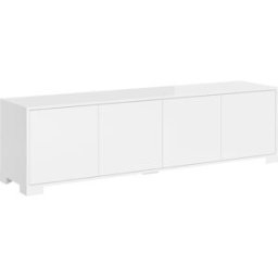 Itamoby Meuble tv 4 puertas 172x40x48 cm, blanco brillante