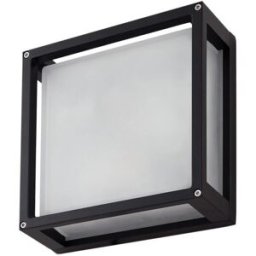 Lucande Lámpara de pared exterior de aluminio negro