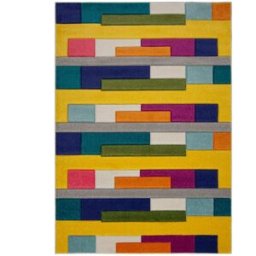 Novatrend Alfombra de salón de diseño multicolor 160x230 cm