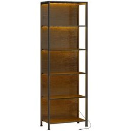 Homcom Librería 60x30x179 cm negro