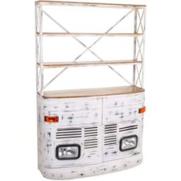 Wanderlust deco Estantería coche lacado blanco 160x66x236