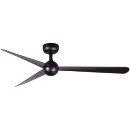 FARO BARCELONA Ventilador sin luz abs negro mate 125x125x24.8 cm