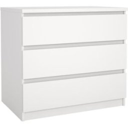 WellHome Cómoda sil en madera color blanco