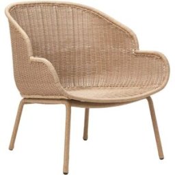 house doctor Sillón lounge exterior natural metal marrón