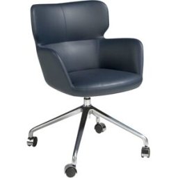 Angel Cerda Silla oficina giratoria polipiel azul