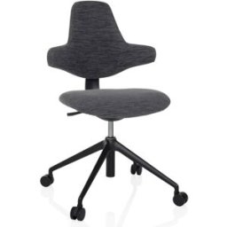 hjh OFFICE Silla de oficina profesional tela gris