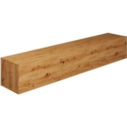 Petits meubles Mueble tv de pared 3 puertas 160 cm paneles de aglomerado madera clara