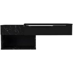 Unique Mesa consola madera negro