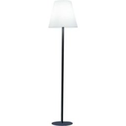 LUMISKY Lámpara de pie inalámbrica gris h150cm
