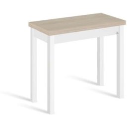 Portus Mesa cocina extensible libro 80x40(80) cm roble pata blanco