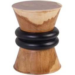MOYCOR Mueble auxiliar de madera bicolor