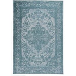Carpet Living Alfombra de decoración en tela azul 160x230cm
