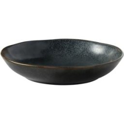 Medard de Noblat Plato de ensalada & pasta (x6) gres azul oscuro