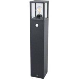 Lucande Lámpara para exterior de aluminio negro