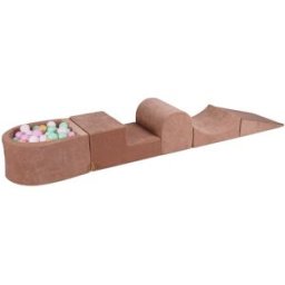 MeowBaby Parque infantil - bloques de escalada con piscina de bolas para niños