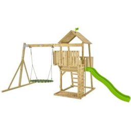 TP Toys Nido de madera para columpio de parque infantil madera marrón fsc®