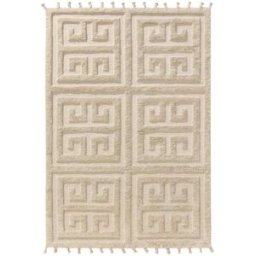 Benuta Alfombra de lana crema 160x230