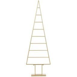 Mica Decorations Árbol de navidad decorativo oro h152xb15xl50cm