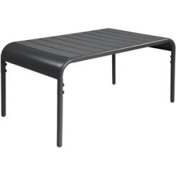 sweeek Mesa de centro de jardín bistró de acero, 90cm, antracita