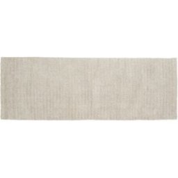 WOODEK Alfombra de lana de diseño escandinavo milton, gris claro 70x200