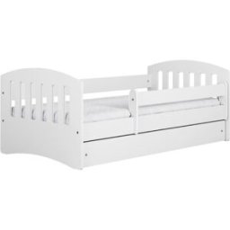Kocot Kids Cama barrera infantil 140x80 cm con cajón - blanco