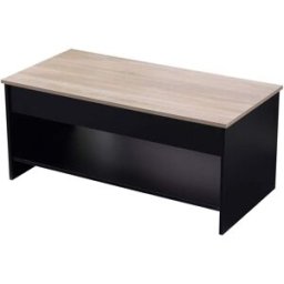 Happy Garden Mesa baja con tapa elevable negray madera