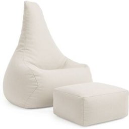 MeowBaby Puf pera infantil exterior con reposapiés
