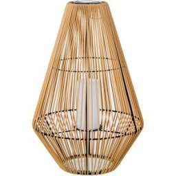 Fijalo Lampara solar 69cm pie hierro/ pp y pe con vela led