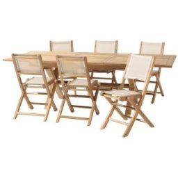 MACABANE Conjunto de salón de jardín para 8/10 personas