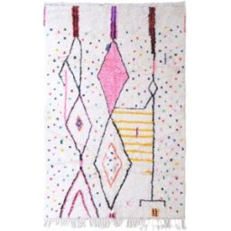 AFK Alfombra bereber marroquí de pura lana 190 x 300 cm