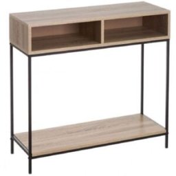 Unimasa Consola urban negra de 80 cm