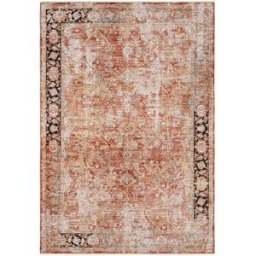 Carpet Living Alfombra de decoración en tela roja 133x190cm