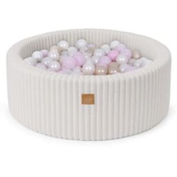 MeowBaby Piscina de bolas para bebé en pana 200 bolas